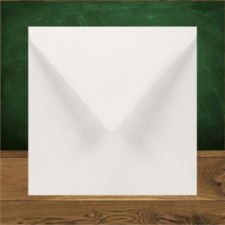 Koperta kwadratowa K4 15,5 x 15,5  - biała