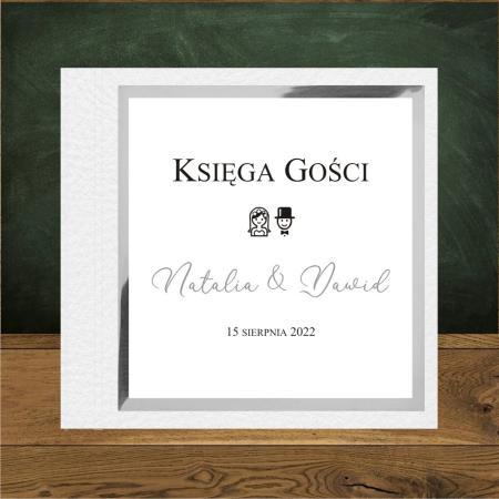 Księga Gosci .Wedding - srebro